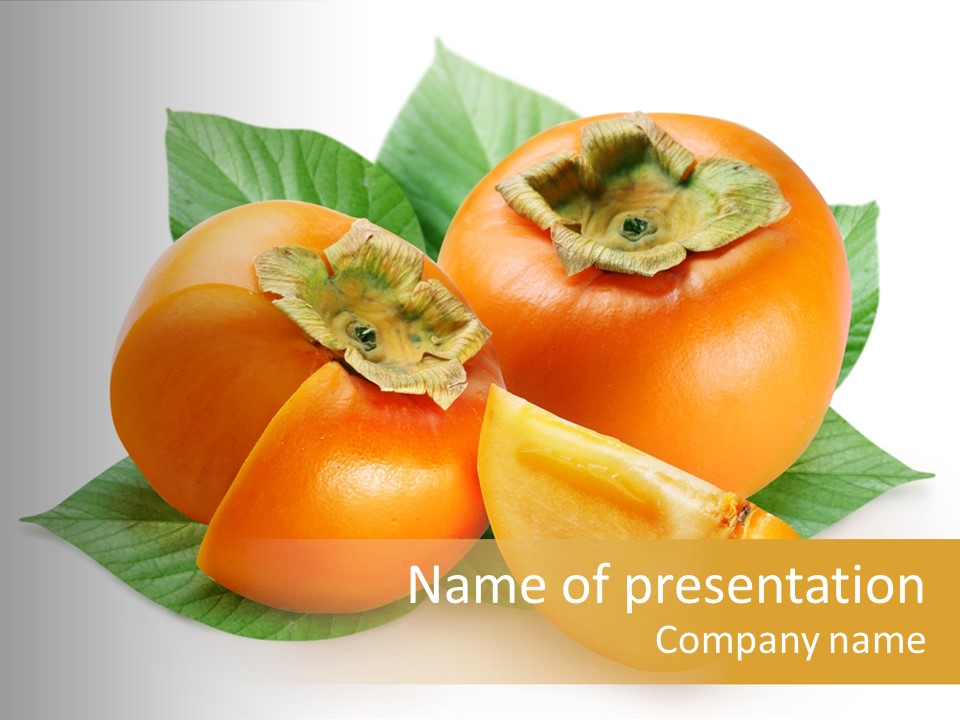 Ripe Green Exotic PowerPoint Template