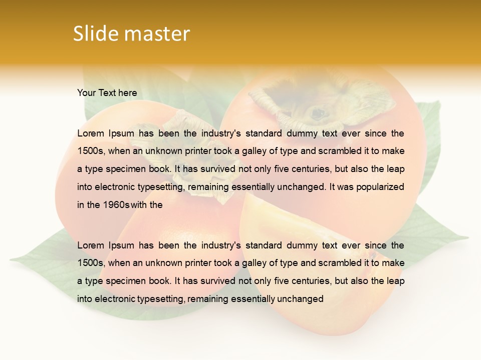 Ripe Green Exotic PowerPoint Template
