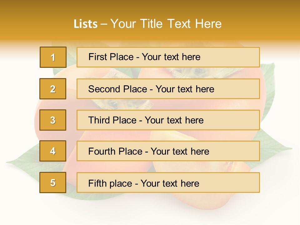 Ripe Green Exotic PowerPoint Template