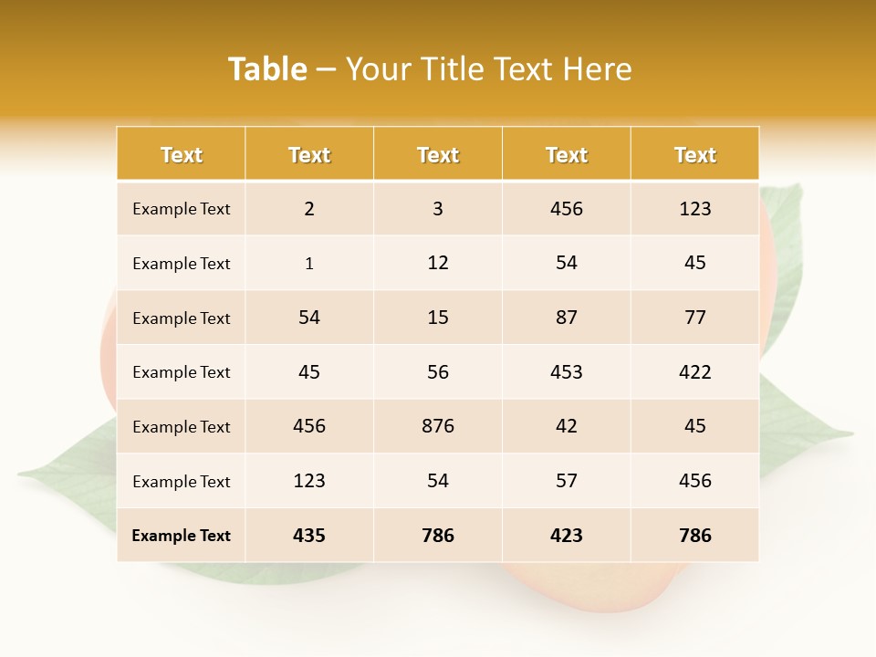 Ripe Green Exotic PowerPoint Template