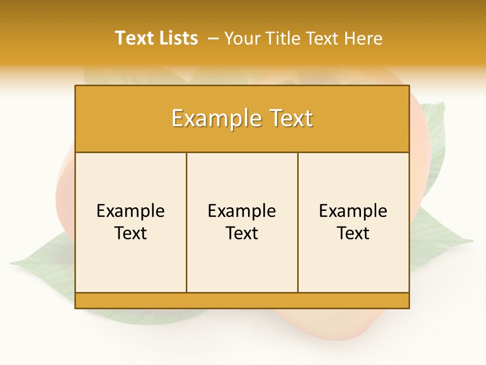 Ripe Green Exotic PowerPoint Template