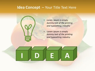 Ripe Green Exotic PowerPoint Template