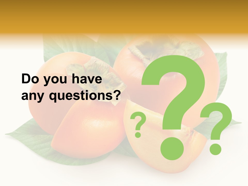 Ripe Green Exotic PowerPoint Template