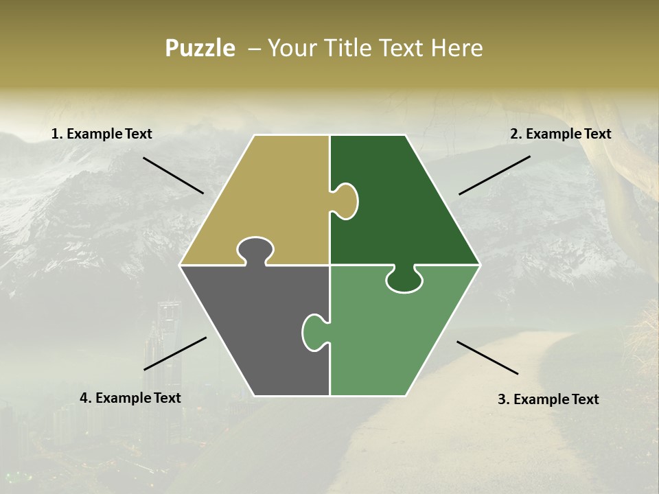 Clay Ufo Model PowerPoint Template