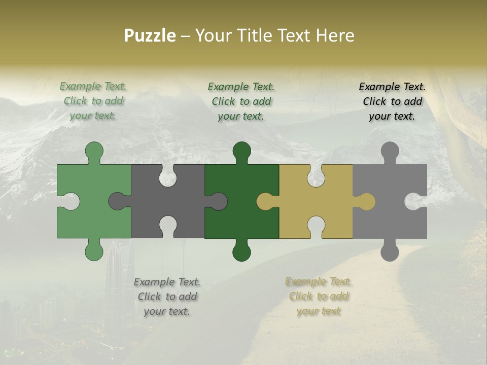 Clay Ufo Model PowerPoint Template