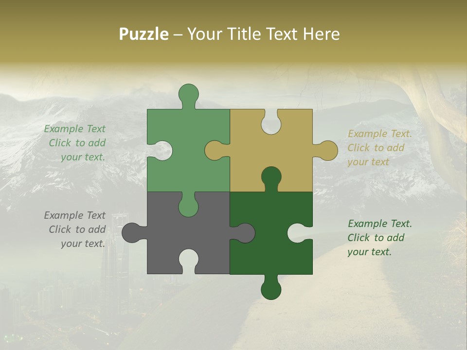 Clay Ufo Model PowerPoint Template