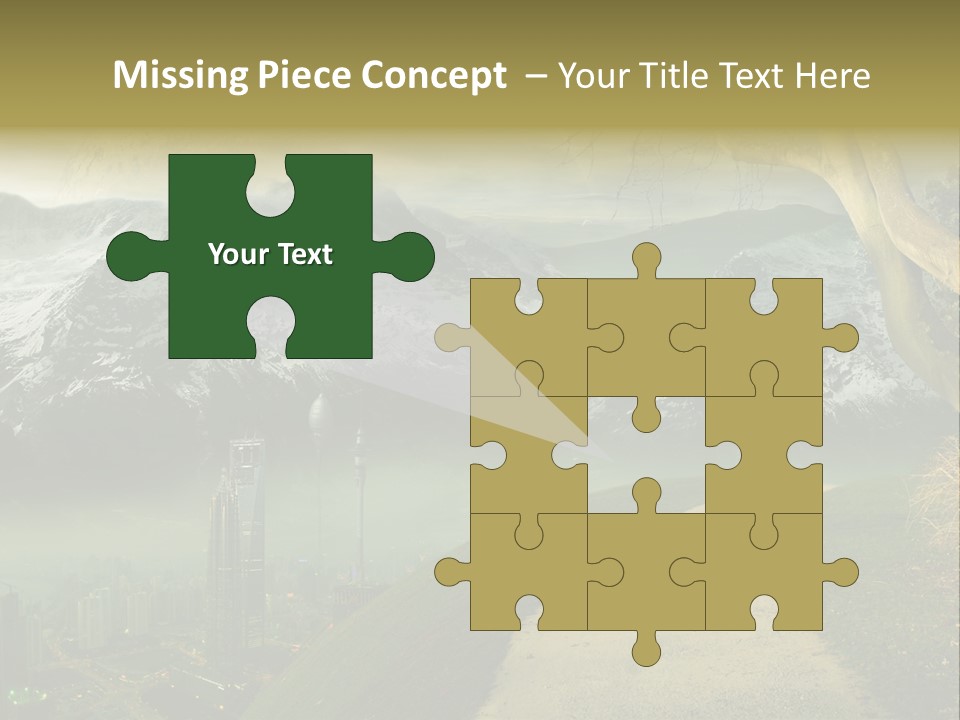 Clay Ufo Model PowerPoint Template