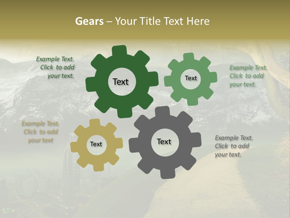 Clay Ufo Model PowerPoint Template