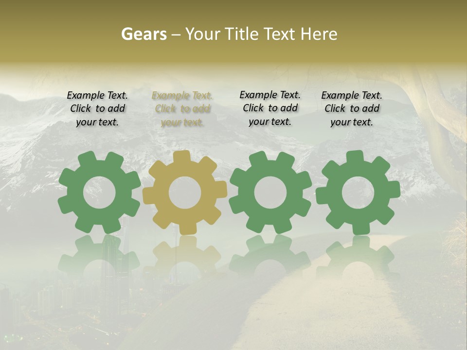 Clay Ufo Model PowerPoint Template