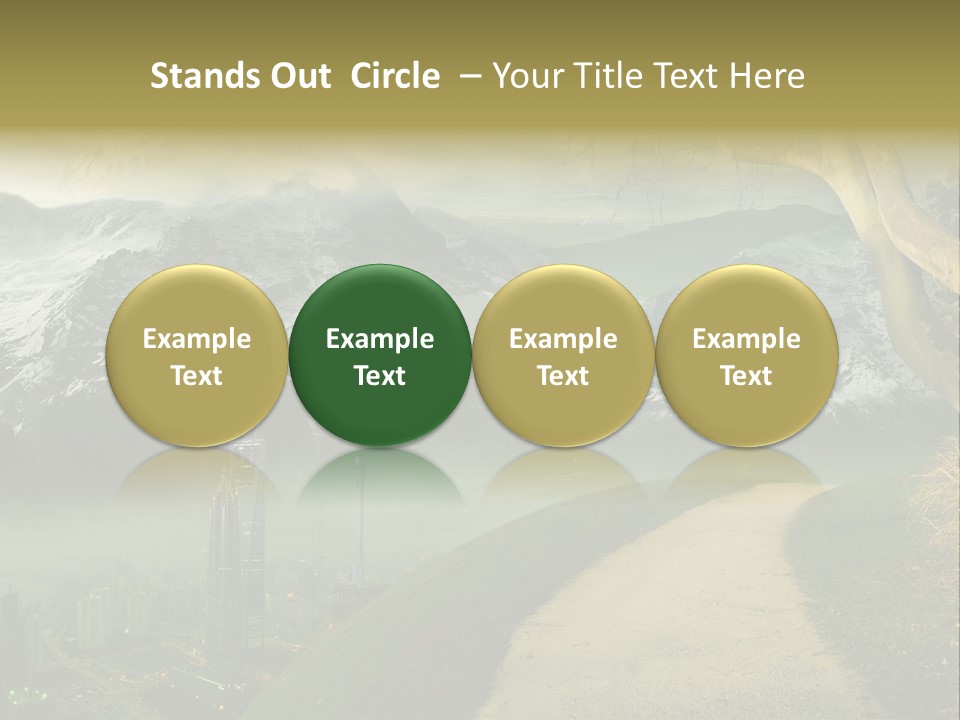 Clay Ufo Model PowerPoint Template