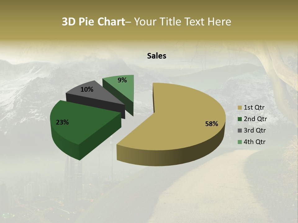 Clay Ufo Model PowerPoint Template