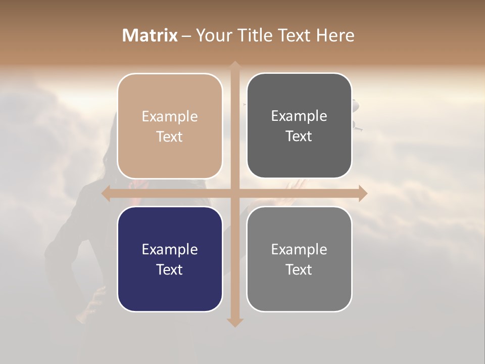 Figure Hand Pretty PowerPoint Template