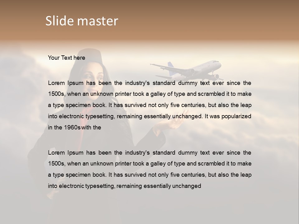 Figure Hand Pretty PowerPoint Template