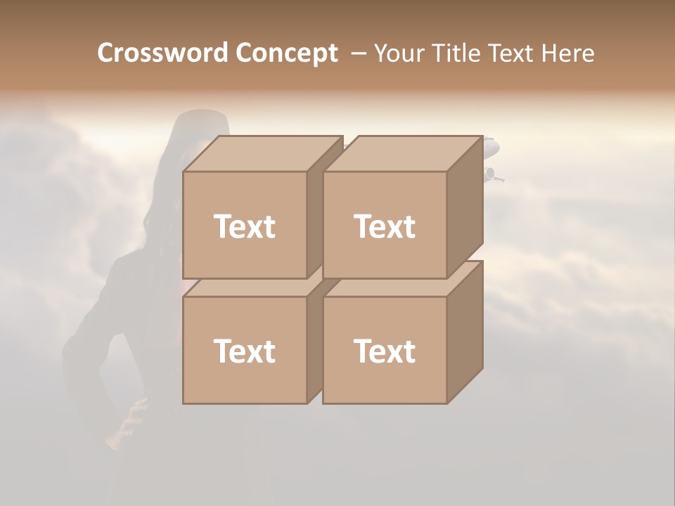 Figure Hand Pretty PowerPoint Template