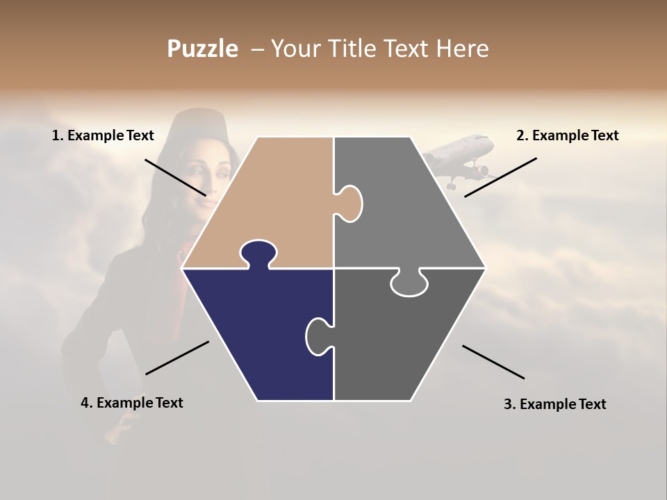 Figure Hand Pretty PowerPoint Template