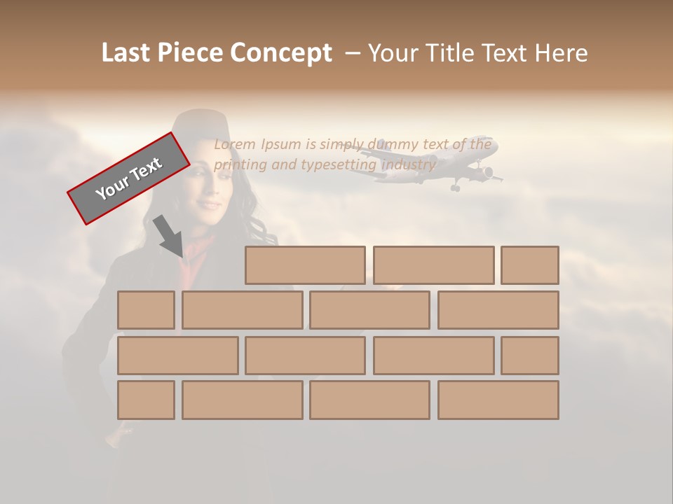 Figure Hand Pretty PowerPoint Template