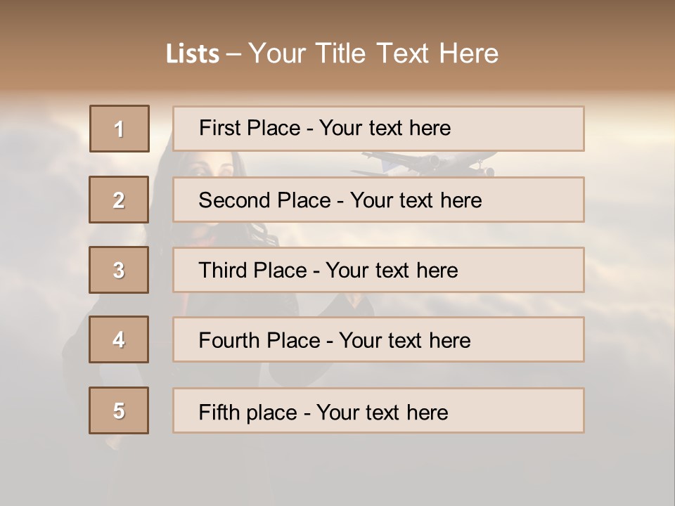 Figure Hand Pretty PowerPoint Template