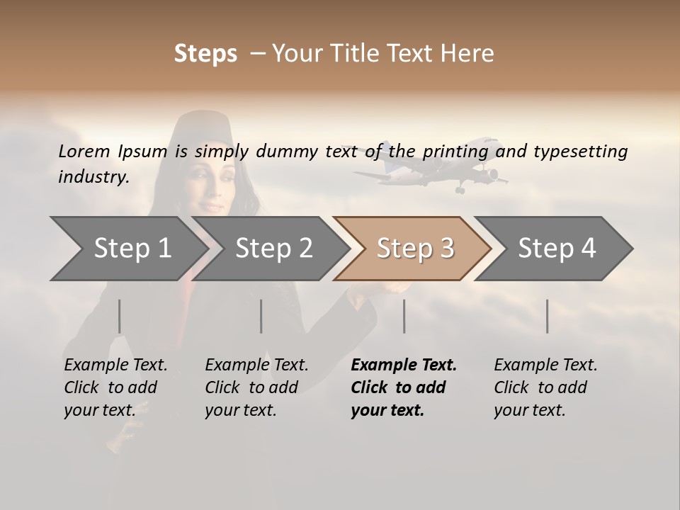 Figure Hand Pretty PowerPoint Template