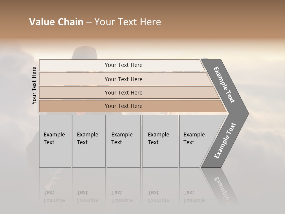 Figure Hand Pretty PowerPoint Template