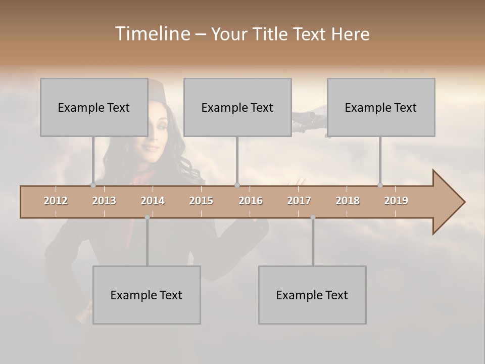 Figure Hand Pretty PowerPoint Template