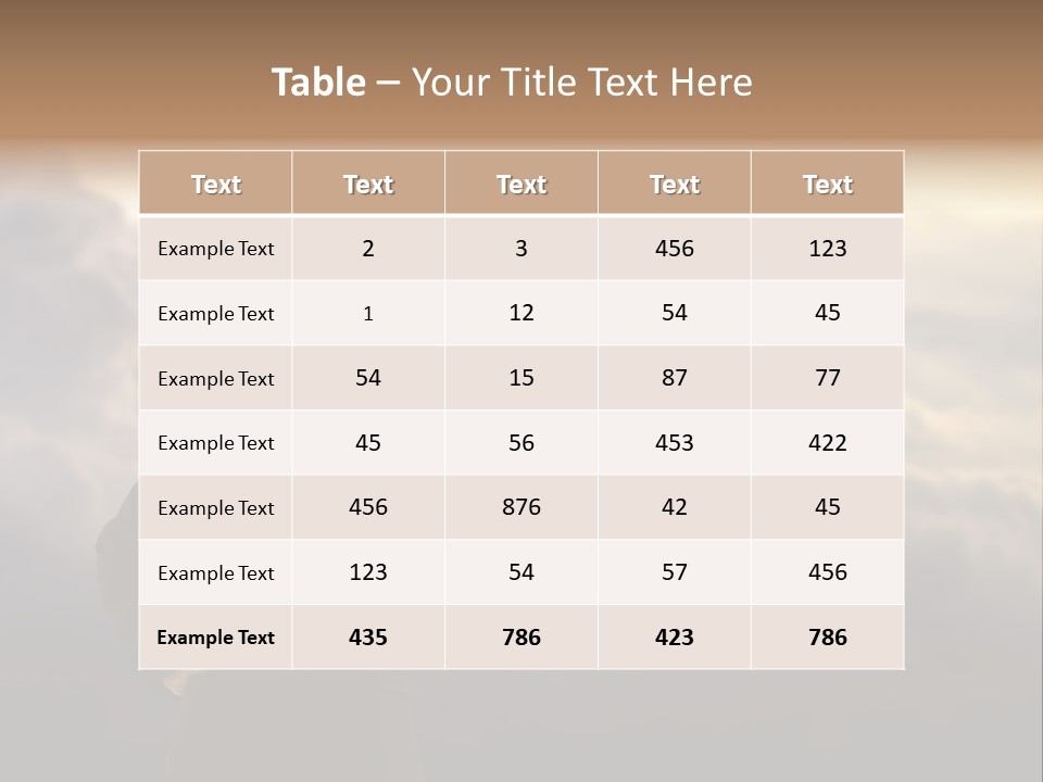 Figure Hand Pretty PowerPoint Template