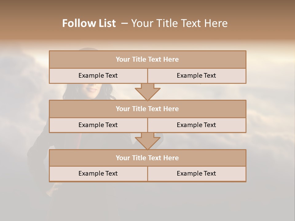 Figure Hand Pretty PowerPoint Template