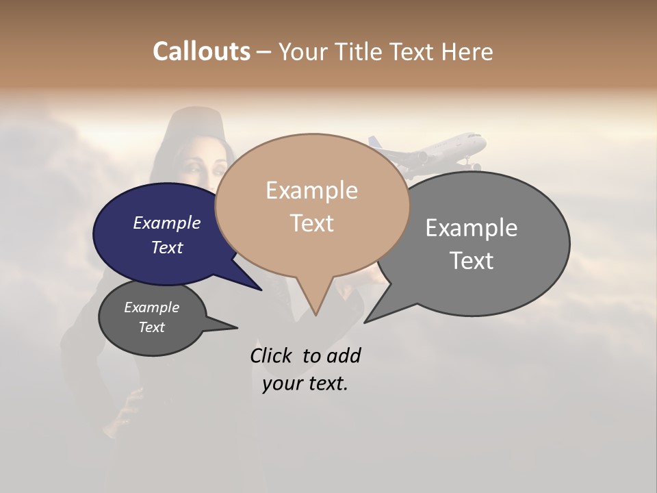 Figure Hand Pretty PowerPoint Template