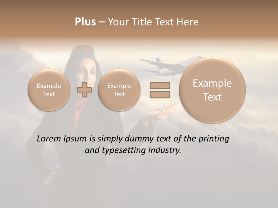 Figure Hand Pretty PowerPoint Template