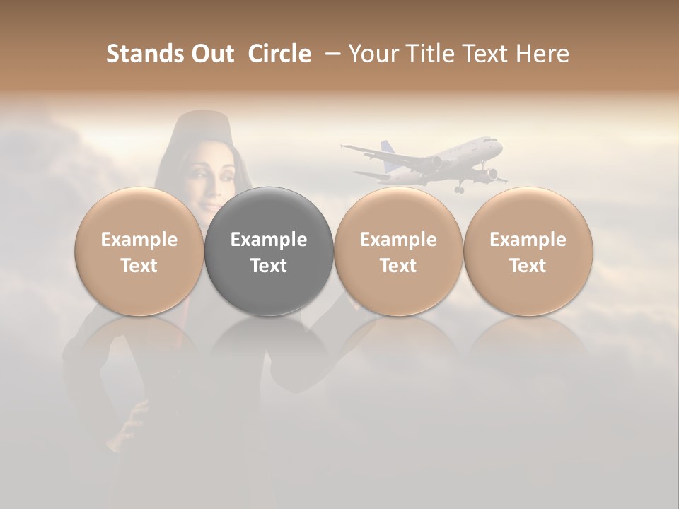 Figure Hand Pretty PowerPoint Template