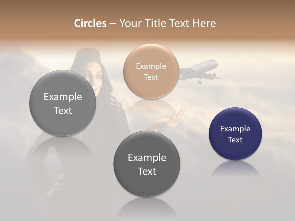 Figure Hand Pretty PowerPoint Template
