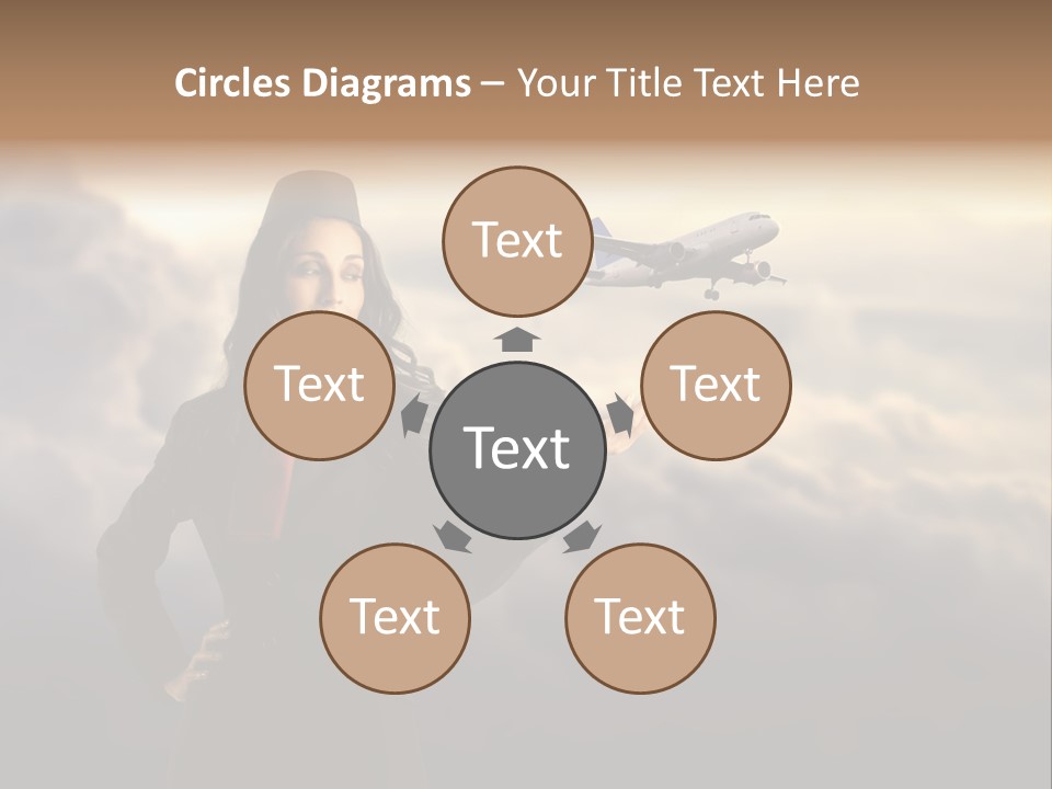 Figure Hand Pretty PowerPoint Template
