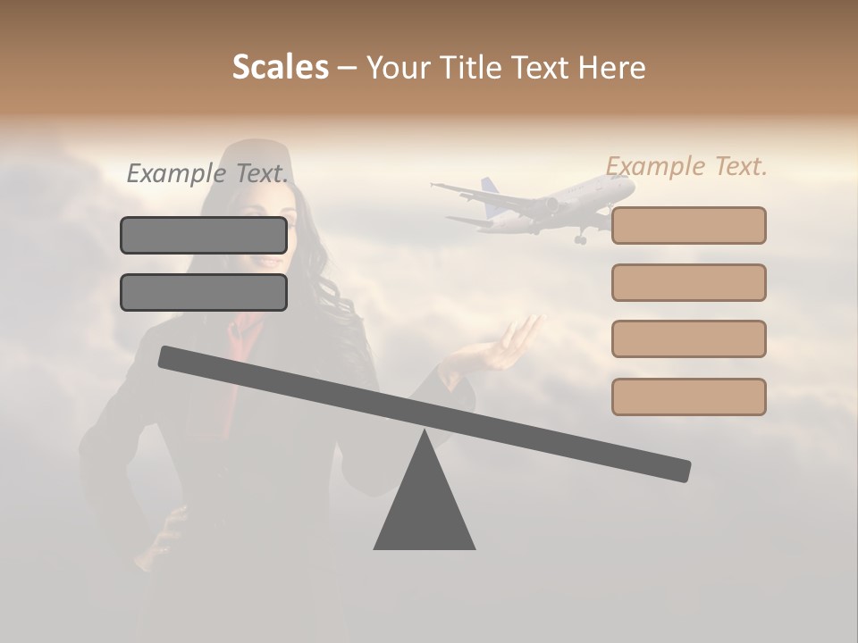 Figure Hand Pretty PowerPoint Template