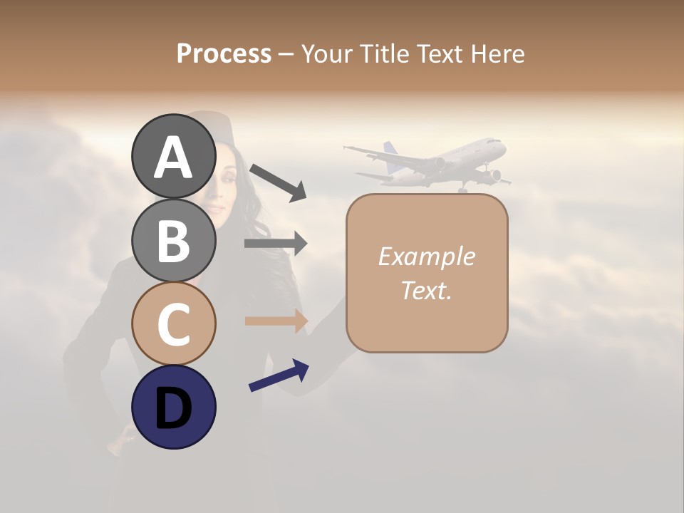 Figure Hand Pretty PowerPoint Template