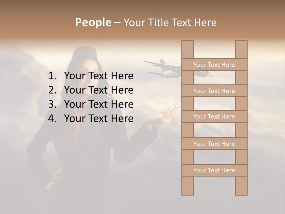 Figure Hand Pretty PowerPoint Template