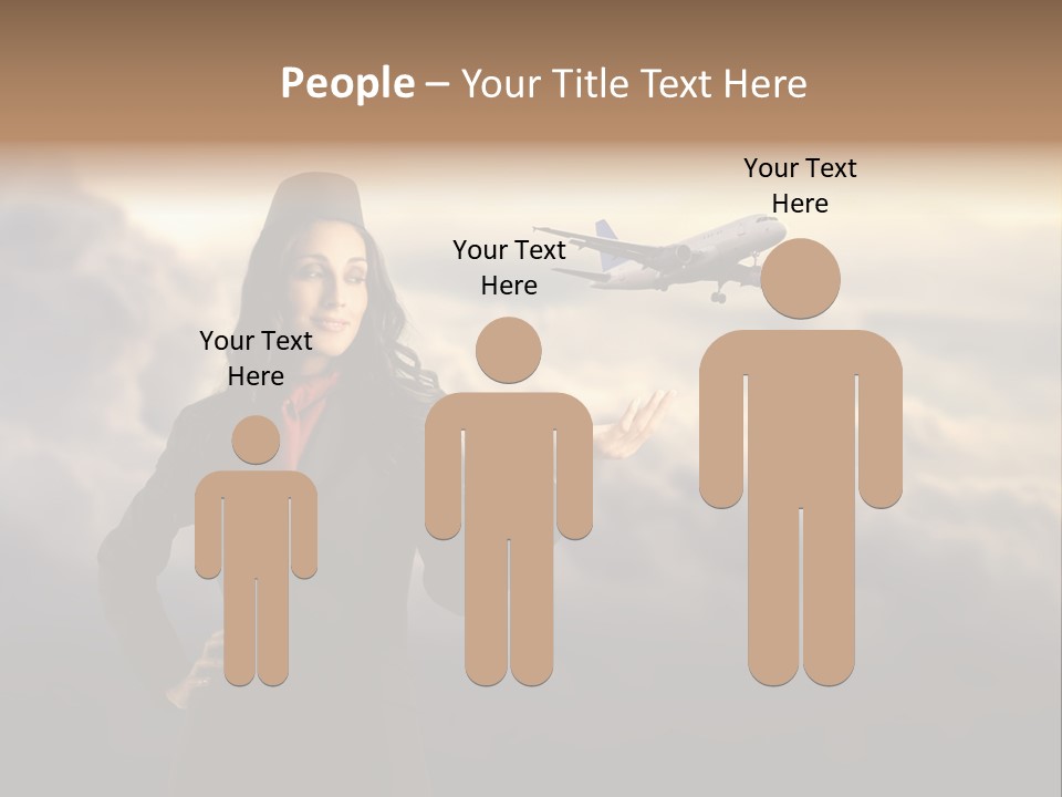 Figure Hand Pretty PowerPoint Template