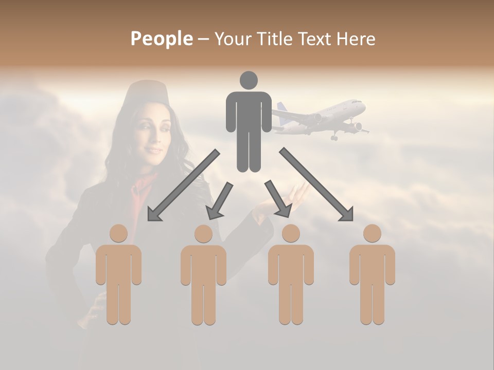 Figure Hand Pretty PowerPoint Template