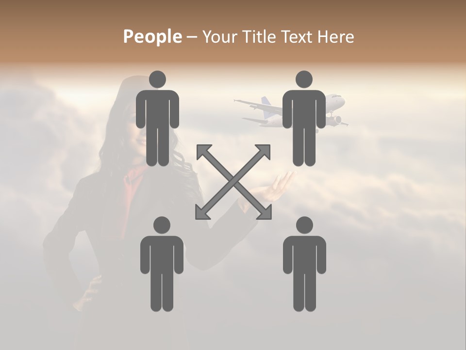 Figure Hand Pretty PowerPoint Template