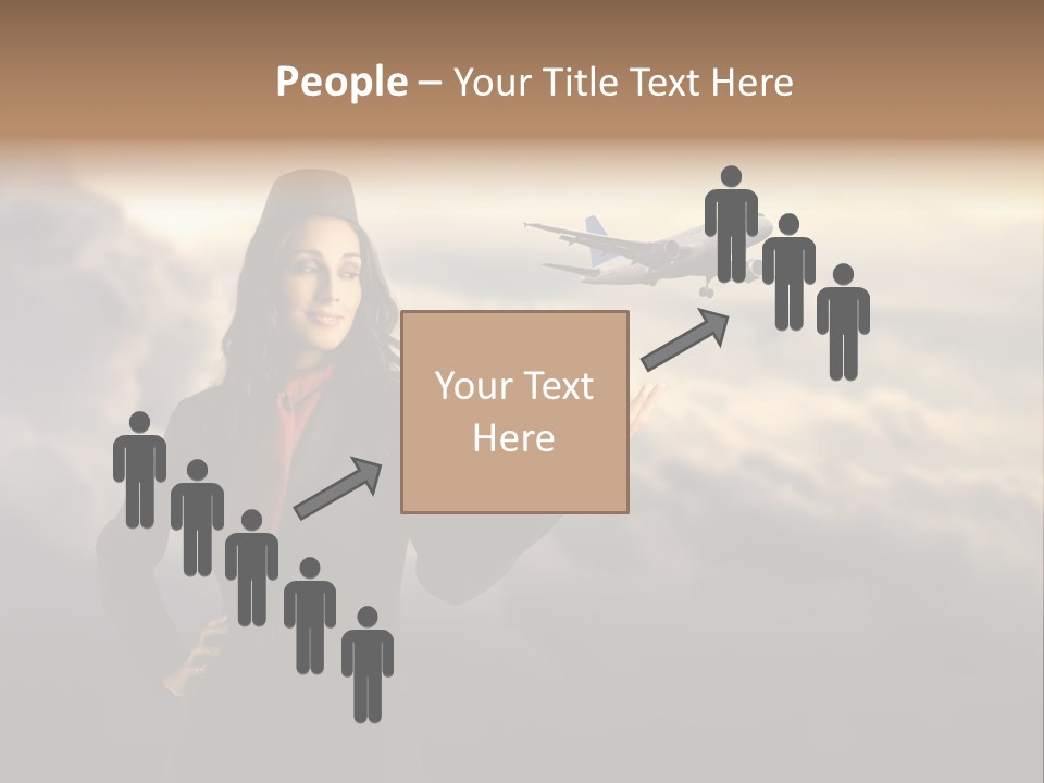 Figure Hand Pretty PowerPoint Template