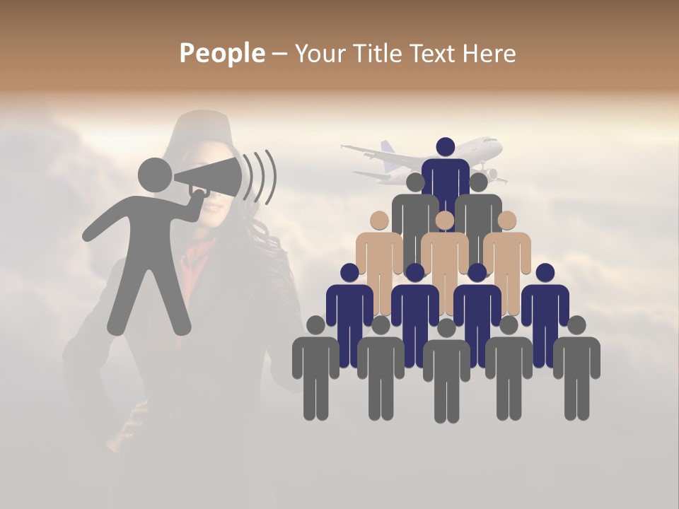 Figure Hand Pretty PowerPoint Template