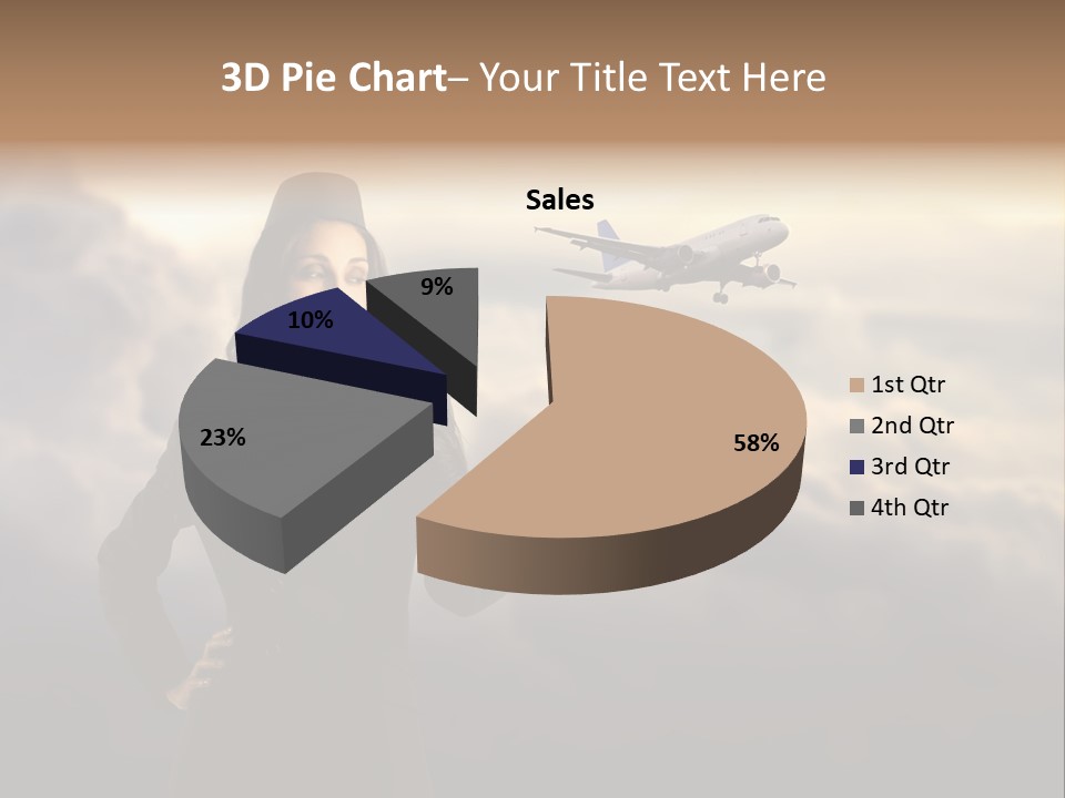 Figure Hand Pretty PowerPoint Template