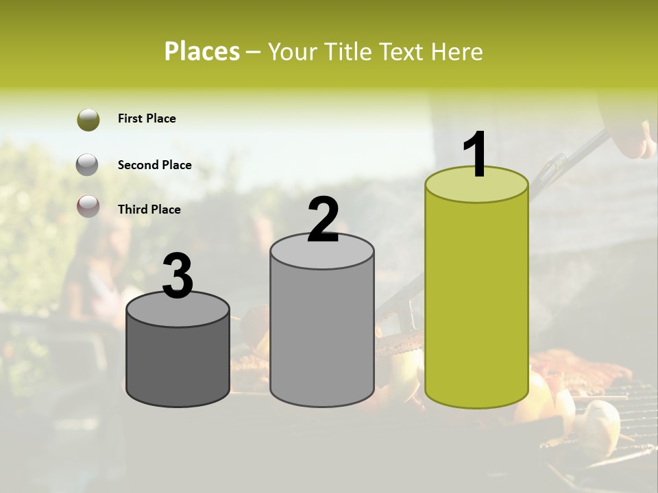 Pretzel Beer Glass Female PowerPoint Template