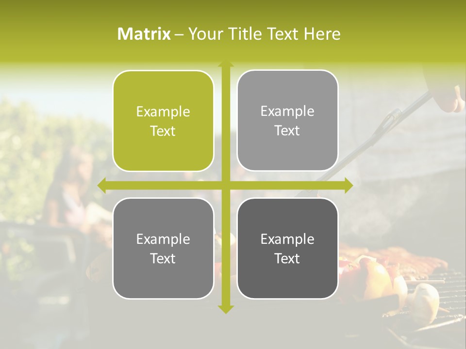 Pretzel Beer Glass Female PowerPoint Template