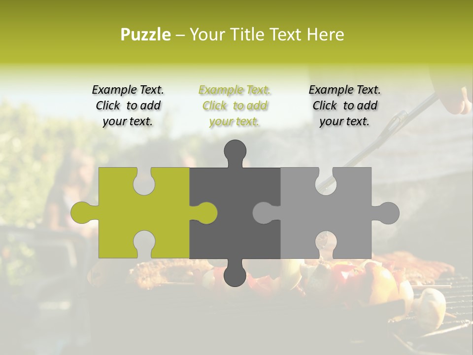 Pretzel Beer Glass Female PowerPoint Template