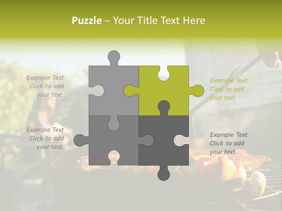 Pretzel Beer Glass Female PowerPoint Template