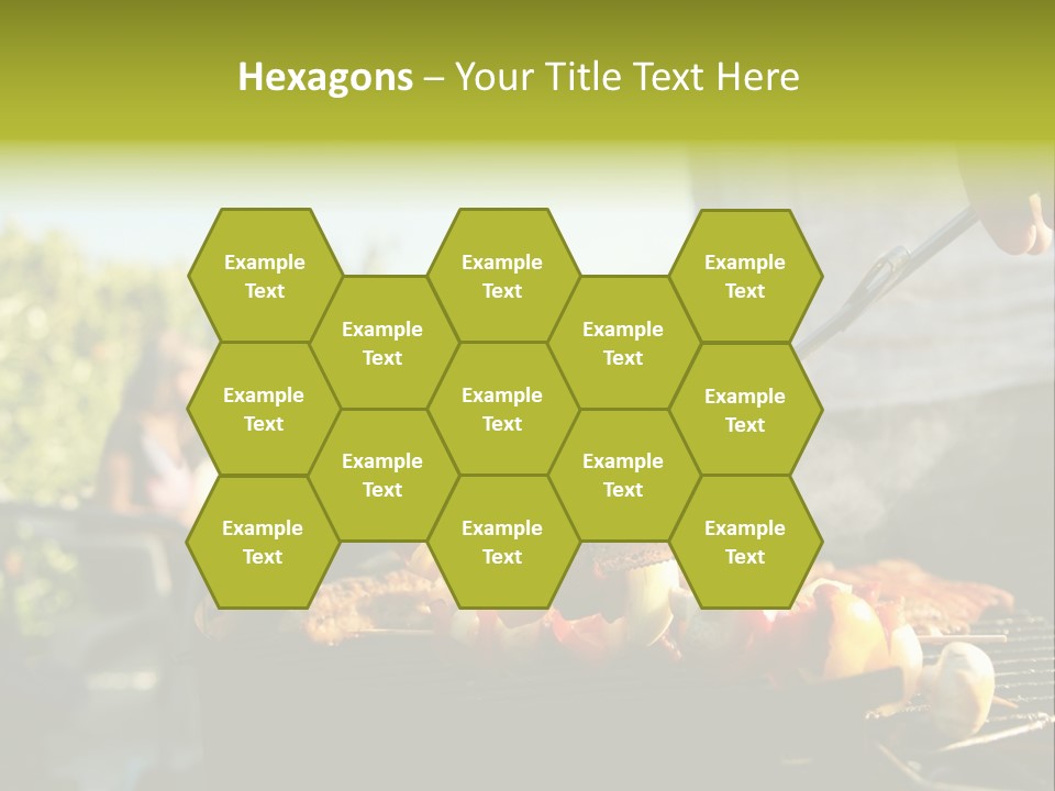 Pretzel Beer Glass Female PowerPoint Template