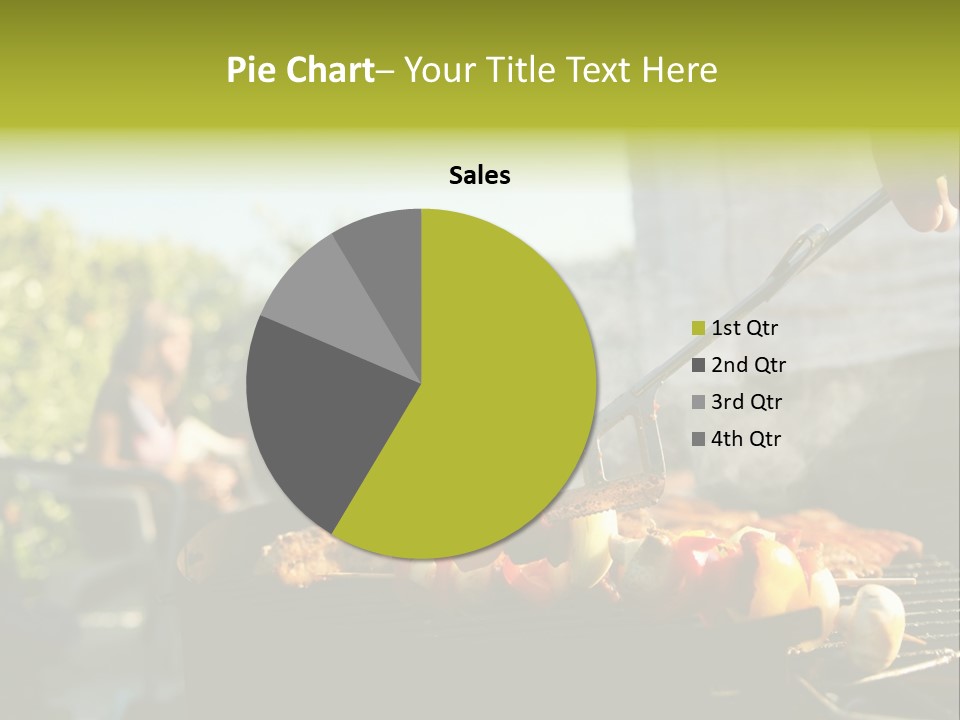 Pretzel Beer Glass Female PowerPoint Template