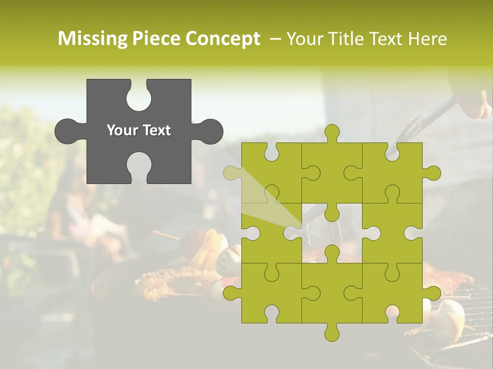 Pretzel Beer Glass Female PowerPoint Template