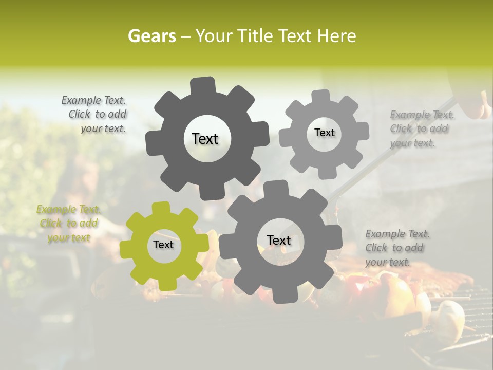 Pretzel Beer Glass Female PowerPoint Template