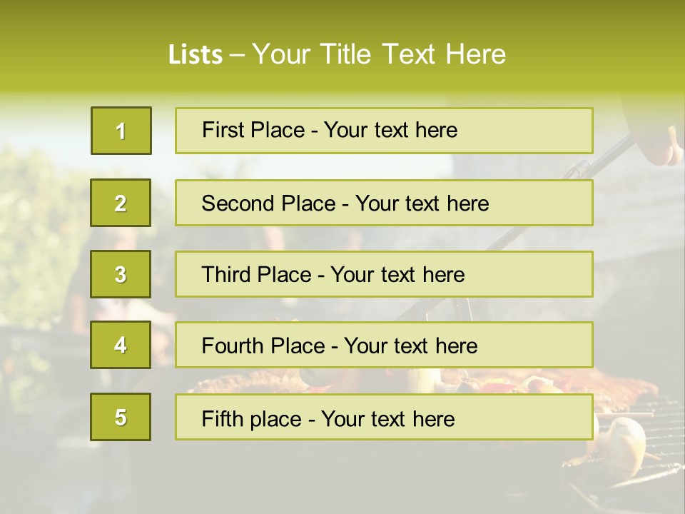 Pretzel Beer Glass Female PowerPoint Template