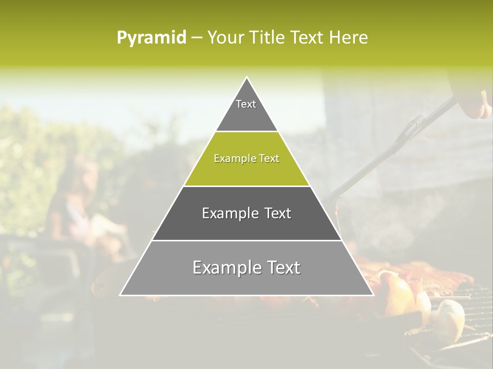 Pretzel Beer Glass Female PowerPoint Template